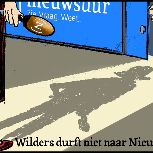 Afbeelding van Wilders durft niet naar Nieuwsuur