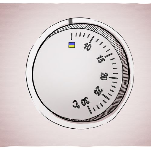 Afbeelding van Liever in de kou dan aan Poetins gas