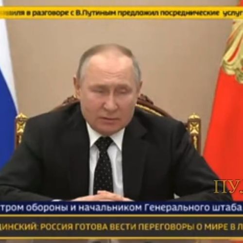 Afbeelding van Poetin zet kernwapens op scherp