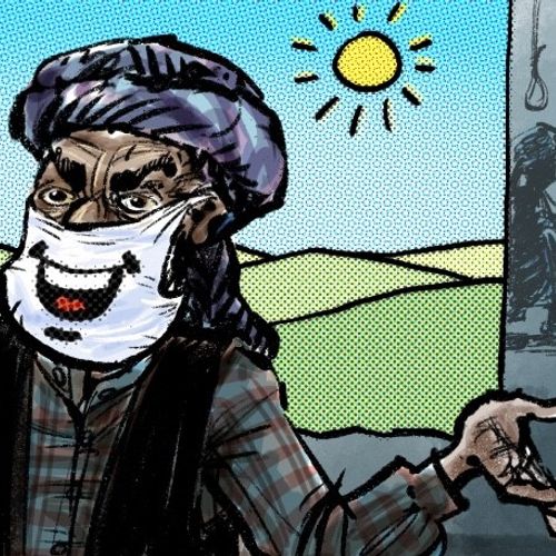 Afbeelding van Het masker van de Taliban