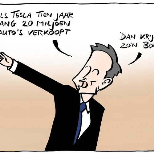 Tesla-baas Elon Musk legt het even uit op de hem bekende wijze